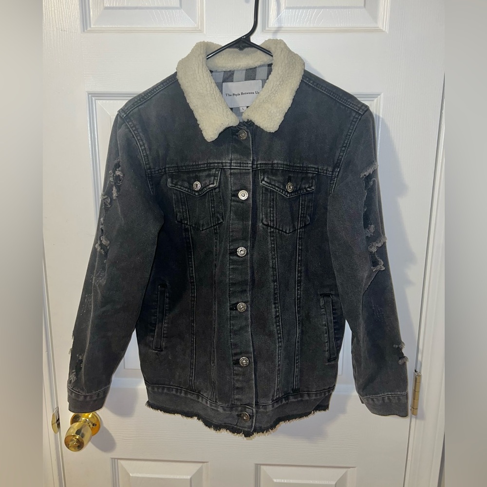 Ripped Denim Jacket
